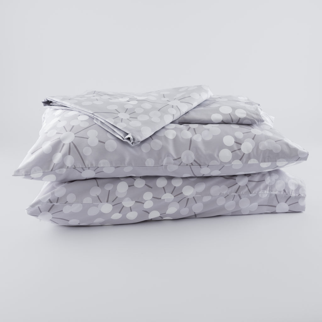 Shadow Floral 300 Thread Count Wrinkle Free Sateen Sheet Set